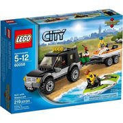 LEGO City 60058 Внедорожник с катером фото