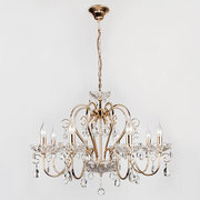 Eurosvet 3570/8 золото/прозрачный хрусталь Strotskis фото