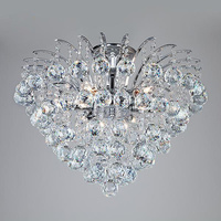 Eurosvet 3299/6 хром/прозрачный хрусталь Strotskis