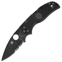 Spyderco Native 5 Combination Edge Black