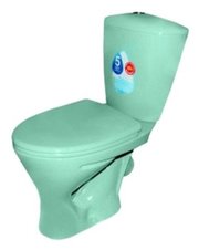 Santeri Унитаз Версия (без бачка и сиденья, салатовый) фото