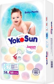 Yokosun трусики 6-10 кг (58 шт) фото
